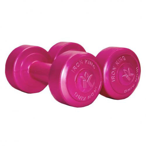 Гантели виниловые 2х1 кг IRON KING Айрон Кинг - Екатеринбургспорт ру спорттовары в Екатеринбурге