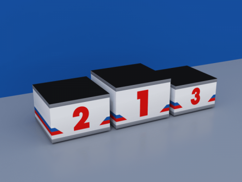 Пьедестал ЭКО Матрешка 512х512мм квадратный для награждения спортдоставка - Екатеринбургспорт ру спорттовары в Екатеринбурге