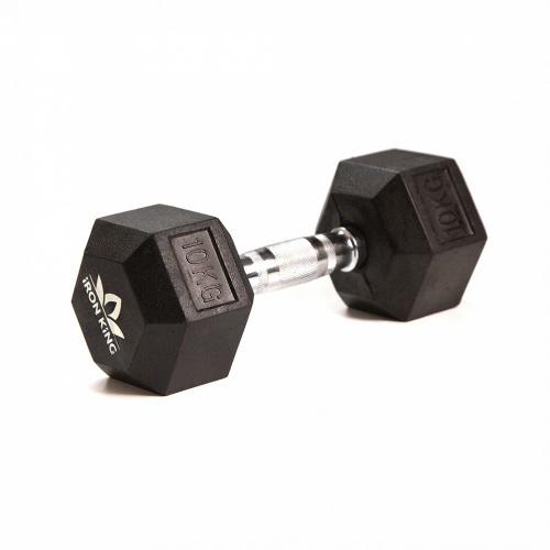 Гантель гексагональная 10 кг IK IRON KING Айрон Кинг - Екатеринбургспорт ру спорттовары в Екатеринбурге