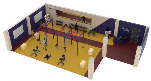 Зал функционального тренинга "Актив" IRON KING Айрон Кинг готовый  vasilgym     тренажерный зал под ключ - Екатеринбургспорт ру спорттовары в Екатеринбурге