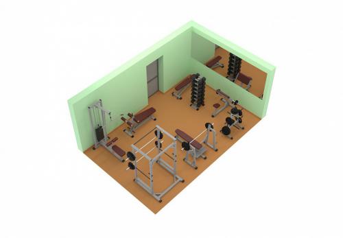 Тренажерный зал 20-25 м IRON KING Айрон Кинг готовый тренажерный зал под ключ армс - Екатеринбургспорт ру спорттовары в Екатеринбурге