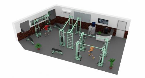 Комплект KINEO Мини IRON KING Айрон Кинг готовый тренажерный зал под ключ swat - Екатеринбургспорт ру спорттовары в Екатеринбурге