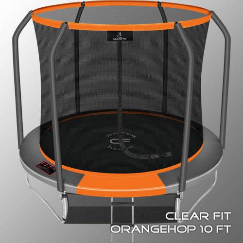 Каркасный батут Clear Fit OrangeHop 10Ft уличный кумитеспорт - Екатеринбургспорт ру спорттовары в Екатеринбурге