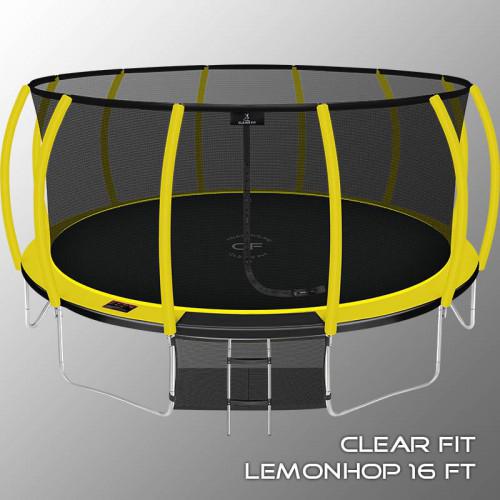 Каркасный батут Clear Fit LemonHop 16Ft желтый уличный swat - Екатеринбургспорт ру спорттовары в Екатеринбурге