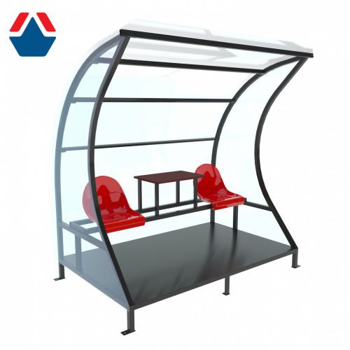 Кабинка для судей на 2 места со столиком и навесом - Екатеринбургспорт ру спорттовары в Екатеринбурге