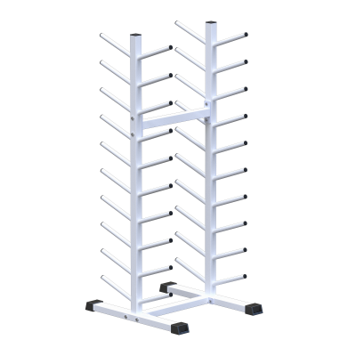 Стойка для бодибаров и грифов 10 уровней двухсторонняя Sabirgym SG025.4 - Екатеринбургспорт ру спорттовары в Екатеринбурге