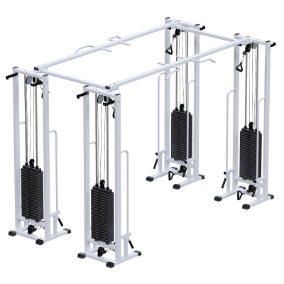 Двойной кроссовер на базе реабилитационной рамы стеки тренажер Потапова Sabirgym SG082.4*100*2050 стеки 4х100 кг ironking - Екатеринбургспорт ру спорттовары в Екатеринбурге