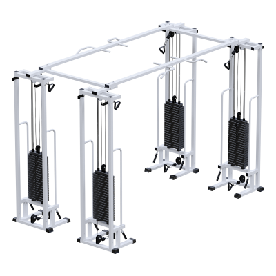 Двойной кроссовер на базе реабилитационного Потапова тренажера Sabirgym SG083.4*100*3530*2059*2400 стеки 4х100 кг s-dostavka - Екатеринбургспорт ру спорттовары в Екатеринбурге