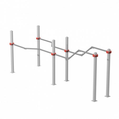 Уличное оборудование IRON KING Айрон Кинг S711 Брусья - Екатеринбургспорт ру спорттовары в Екатеринбурге