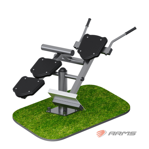 Скамья для пресса + гиперэкстензия ARMS022 уличный тренажер УЗСИ ARMS - Екатеринбургспорт ру спорттовары в Екатеринбурге