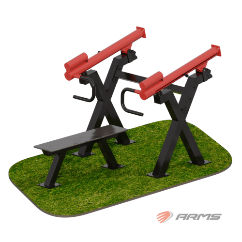 Жим лежа с изменяемой нагрузкой ARMS400 уличный тренажер УЗСИ ARMS S-Dostavka - Екатеринбургспорт ру спорттовары в Екатеринбурге