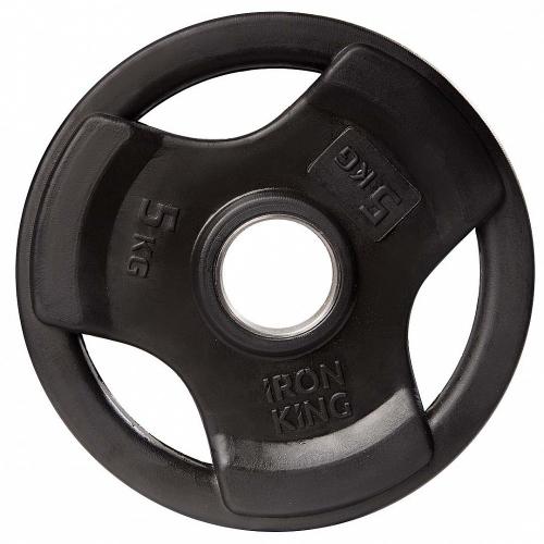 Диск обрезиненный с 3-мя хватами 5 кг IRON KING Айрон Кинг - Екатеринбургспорт ру спорттовары в Екатеринбурге