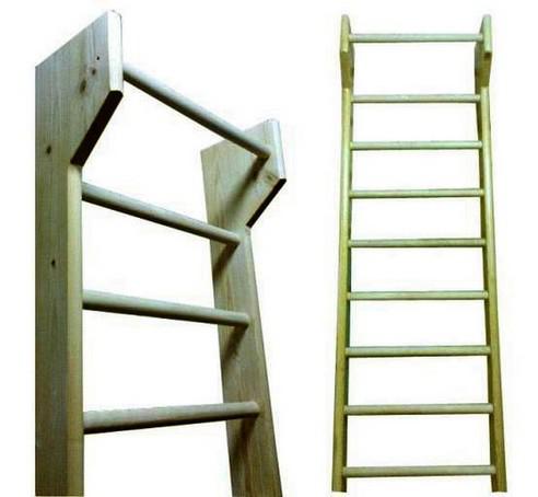 Шведская деревянная Стенка гимнастическая 3,2 х 0,8 м. с перекладиной для подтягивания перекладины фан.блок - Екатеринбургспорт ру спорттовары в Екатеринбурге