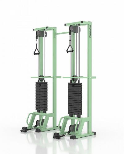 Тренажер профессиональный Iron King Айрон Кинг s-dostavka Сдвоенная блочная рама IK 20 - Екатеринбургспорт ру спорттовары в Екатеринбурге