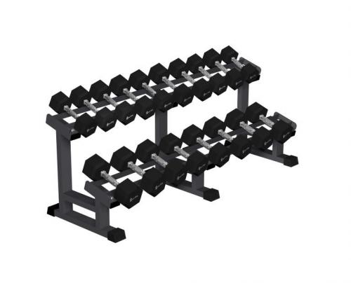 Гексагональные гантели 12,5-32,5 кг (шаг 2,5 кг) 9 пар IRON KING Айрон Кинг - Екатеринбургспорт ру спорттовары в Екатеринбурге