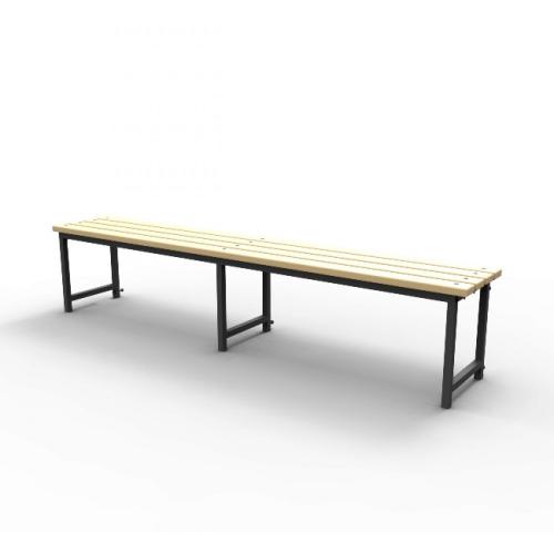 Лавка для раздевалок с пластиковыми рейками скамья L 150/35/40 1,5 метра sportsman - Екатеринбургспорт ру спорттовары в Екатеринбурге