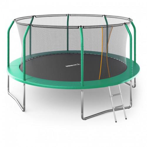 Батут UNIX Line Премиальный / Supreme Basic 14 ft (427 см) зеленый TRUSUB14G swat - Екатеринбургспорт ру спорттовары в Екатеринбурге