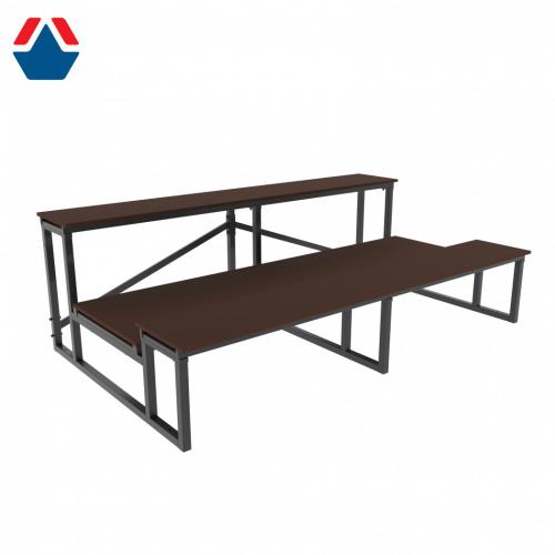 Трибуна сборно-разборная 2-х рядная на 10 мест ФАНЕРА - Екатеринбургспорт ру спорттовары в Екатеринбурге