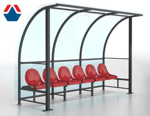 Скамейка для запасных игроков (на 6 мест) армс - Екатеринбургспорт ру спорттовары в Екатеринбурге