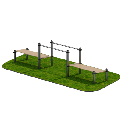 Тренажер для реабилитации Низкие брусья с двумя скамьями Sabirgym SGINVAR102 uzsi - Екатеринбургспорт ру спорттовары в Екатеринбурге