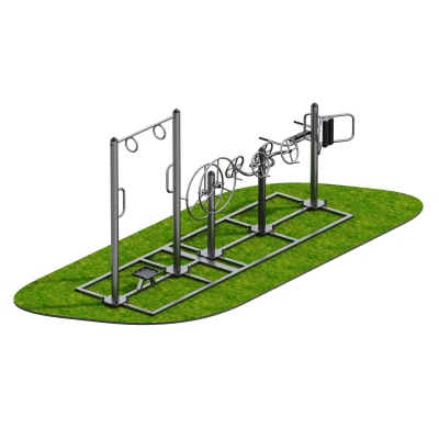 Тренажерный комплекс для пожилых Sabirgym SGINVAR413 для улицы кумитеспорт - Екатеринбургспорт ру спорттовары в Екатеринбурге