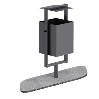 Урна с крышкой Sabirgym SGLS007 металлическая уличная - Екатеринбургспорт ру спорттовары в Екатеринбурге