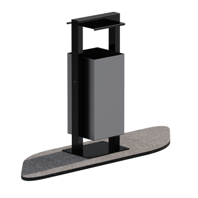 Урна парковая Sabirgym SGLS009 усиленная металлическая армс - Екатеринбургспорт ру спорттовары в Екатеринбурге