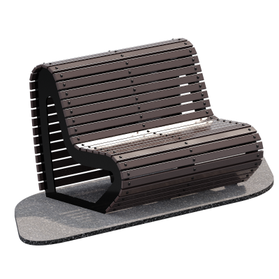 Скамейка парковая Вариант Sabirgym SGLS010 black step - Екатеринбургспорт ру спорттовары в Екатеринбурге