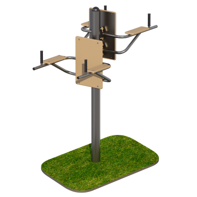 Тренажер для улицы Брусья двойные Sabirgym SGMS016 - Екатеринбургспорт ру спорттовары в Екатеринбурге