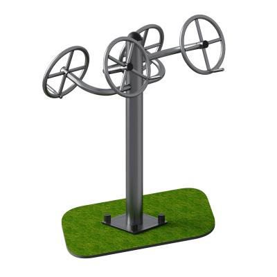 Тренажер для улицы Рули двойные Sabirgym SGMS048.1 proven quality - Екатеринбургспорт ру спорттовары в Екатеринбурге