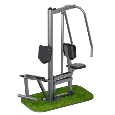 Тренажер для улицы Горизонтальный жим + разгибание ног Sabirgym SGMS059 - Екатеринбургспорт ру спорттовары в Екатеринбурге