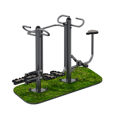 Уличный тренажер велосипед + степ + шаговый Sabirgym SGMS061.3 black step - Екатеринбургспорт ру спорттовары в Екатеринбурге