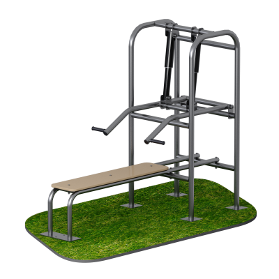 Уличный тренажер для жима лежа Sabirgym SGMS077.2 - Екатеринбургспорт ру спорттовары в Екатеринбурге