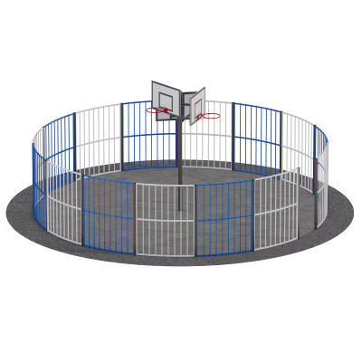 Панна баскет Sabirgym SGMSPLAY500 круговая уличная площадка с ограждением спортдоставка - Екатеринбургспорт ру спорттовары в Екатеринбурге