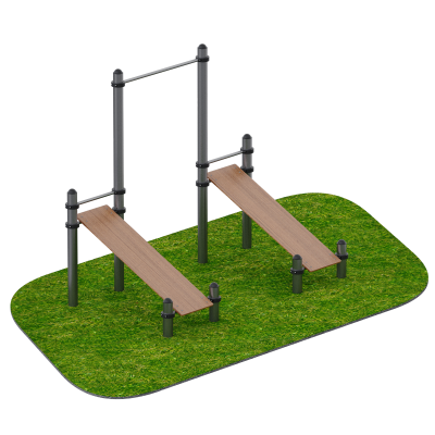 Уличный комплекс Скамья для пресса с турником Sabirgym SGWOK014 swat - Екатеринбургспорт ру спорттовары в Екатеринбурге