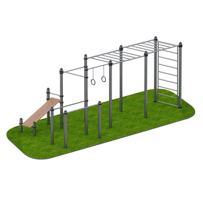 Атлетический уличный комплекс Фортуна Sabirgym SGWOK017.1 black step - Екатеринбургспорт ру спорттовары в Екатеринбурге