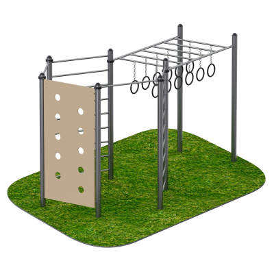 Спортивный уличный комплекс шестигранный Sabirgym SGWOK222 - Екатеринбургспорт ру спорттовары в Екатеринбурге