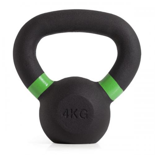 Гиря чугунная с цветным кольцом 4 кг (модель: К-3) VictoryFit VF-KCR040 васил - Екатеринбургспорт ру спорттовары в Екатеринбурге