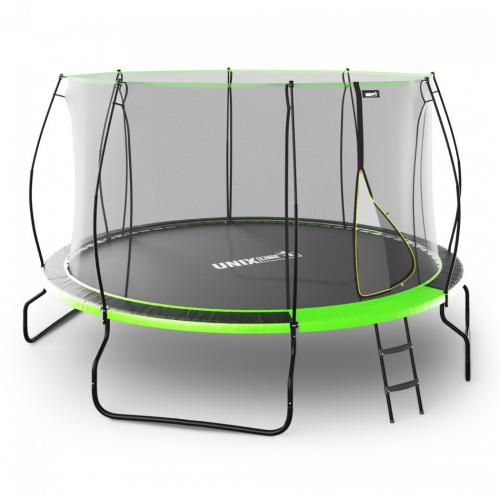 Батут UNIX Line НЛО / UFO 12 ft (366 см) зеленый TRUF12GR4 для улицы - Екатеринбургспорт ру спорттовары в Екатеринбурге