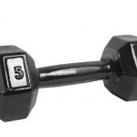 Гантель гексагональная литая черная эмаль, 5 кг ГГЧ/5 IRON KING Айрон Кинг - Екатеринбургспорт ру спорттовары в Екатеринбурге