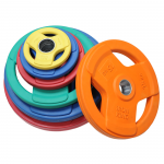 Диск обрезиненный с 3-мя хватами цветной 2,5 кг IRON KING Айрон Кинг - Екатеринбургспорт ру спорттовары в Екатеринбурге