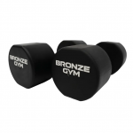 Набор термополиуретановых гантелей BRONZE GYM, 1-10 кг - 10 пар, шаг 1 кг бронзжим - Екатеринбургспорт ру спорттовары в Екатеринбурге