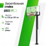    UNIX Line B-Stand-PC 54"x32" R45 H230-305  BSTSSTPR305_54PCBK -     