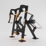 Уличный силовой тренажер IRON KING Айрон Кинг для тренировки грудных мышц путем жима вперед из положения сидя (тип 1) - Екатеринбургспорт ру спорттовары в Екатеринбурге