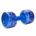 Гантель виниловая 5 кг ( синий перламутр) IRON KING Айрон Кинг - Екатеринбургспорт ру спорттовары в Екатеринбурге
