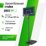   UNIX Line B-Stand-PE 44"x28" R45 H135-305  BSTS305_44PEBK        -     