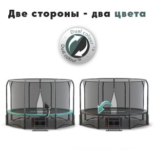 Батут Proxima Premium Dual 14 футов CFR-14F-4W с сеткой - Екатеринбургспорт ру спорттовары в Екатеринбурге